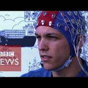 Brain-controlled drone shown off - BBC News